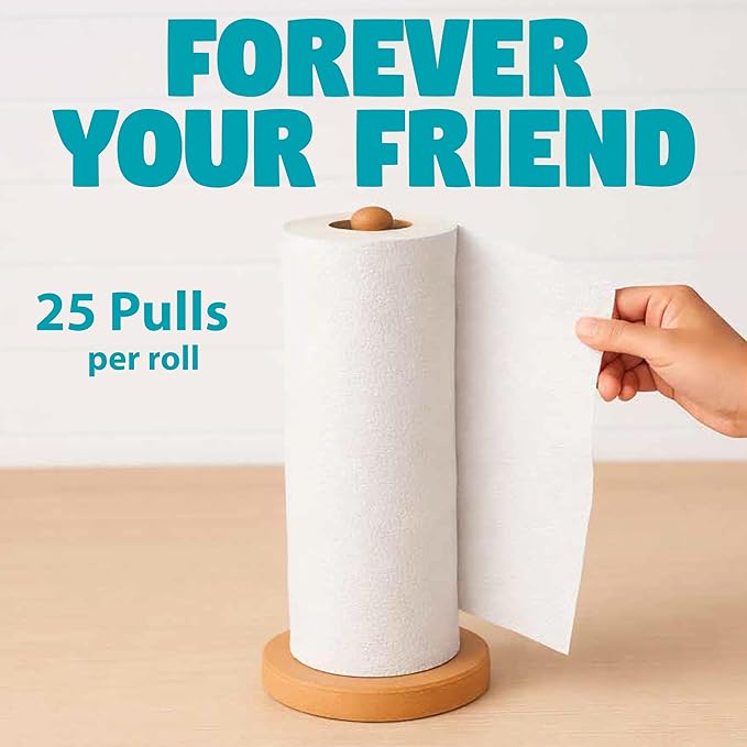 Origami Reusable Kitchen Towel Roll - 25 Sheets, Washable up to 2,500 Times