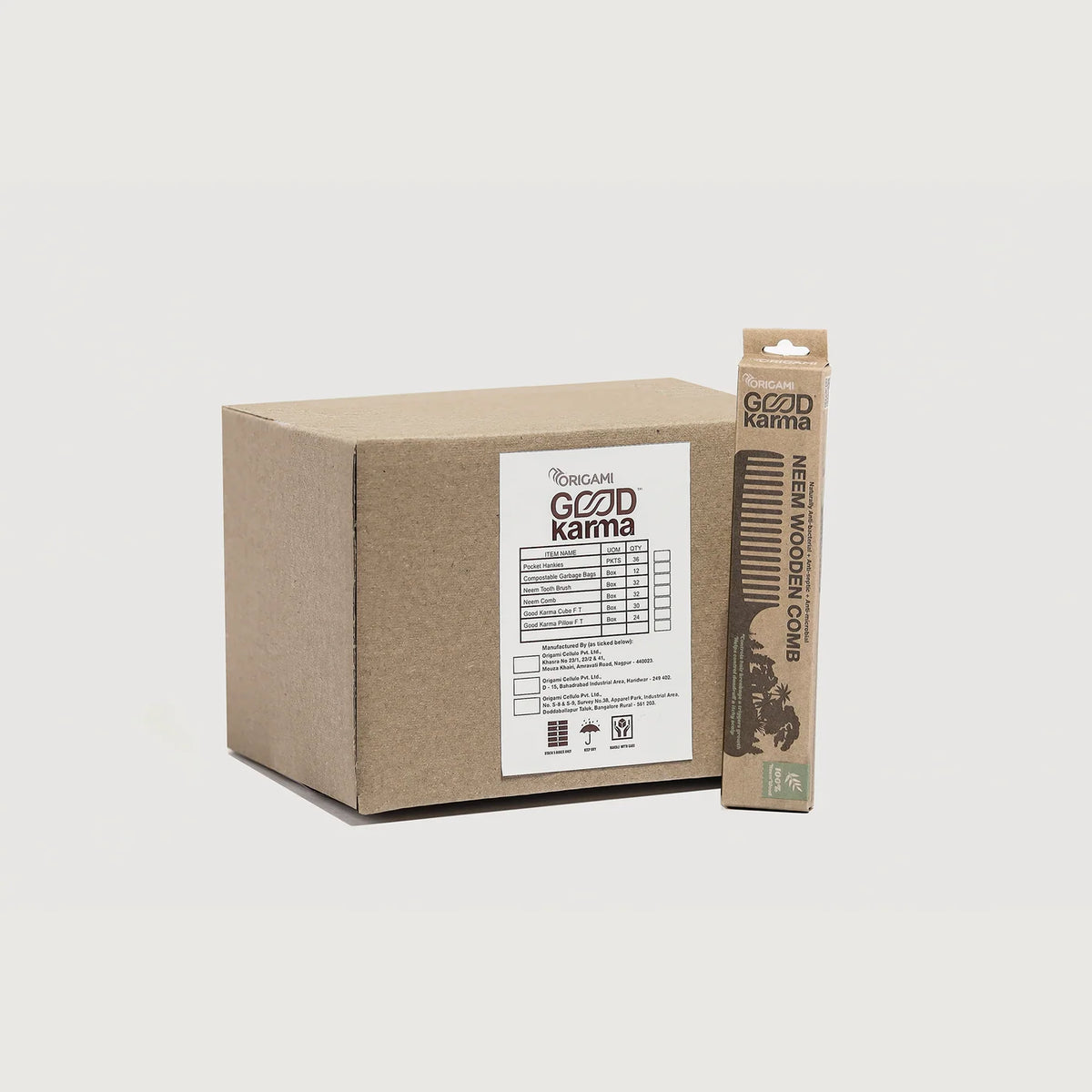 Origami Good Karma Neem Comb- Case Pack