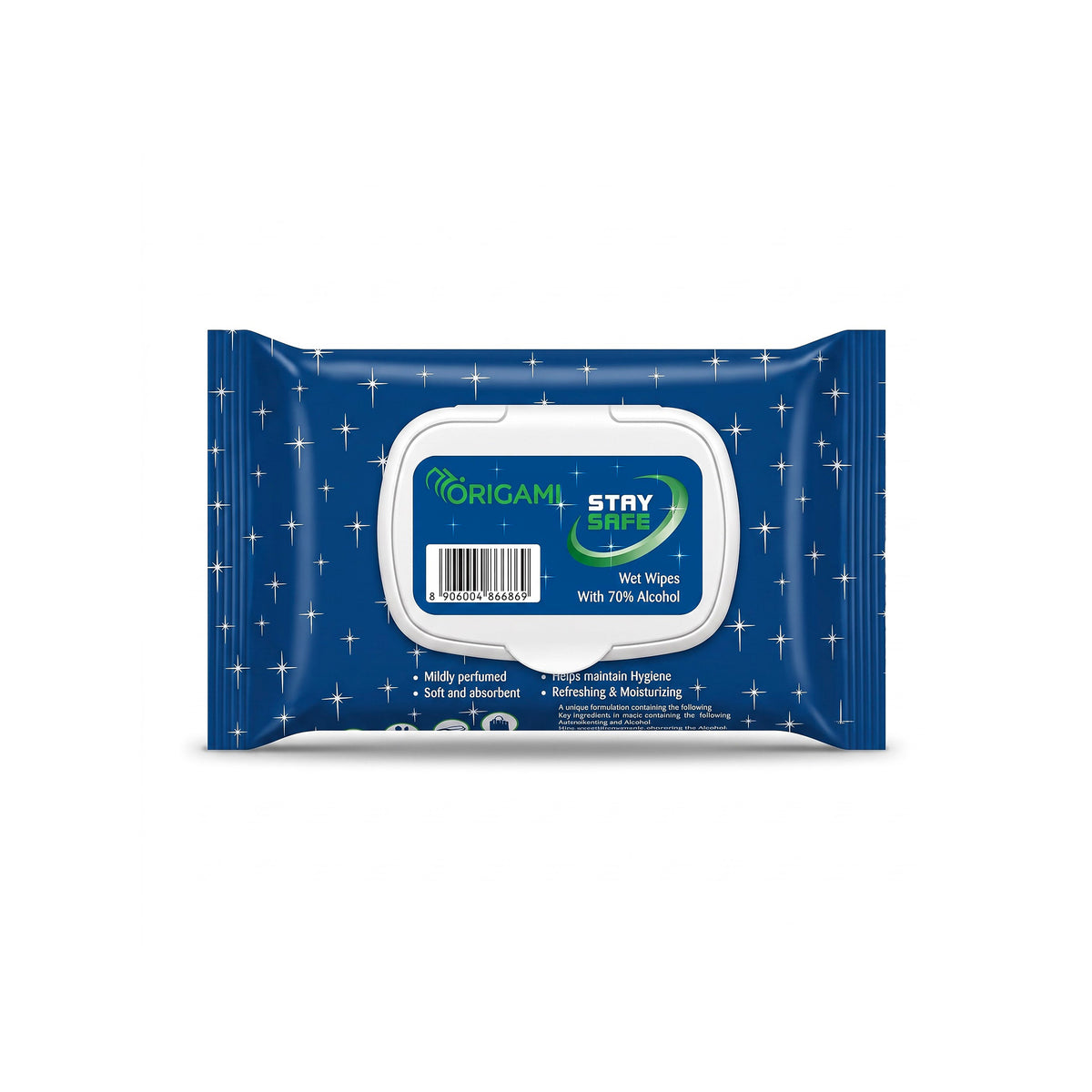 Stay Safe Wet Wipes with Lid | 25 Pulls | 15 cm x 20 cm