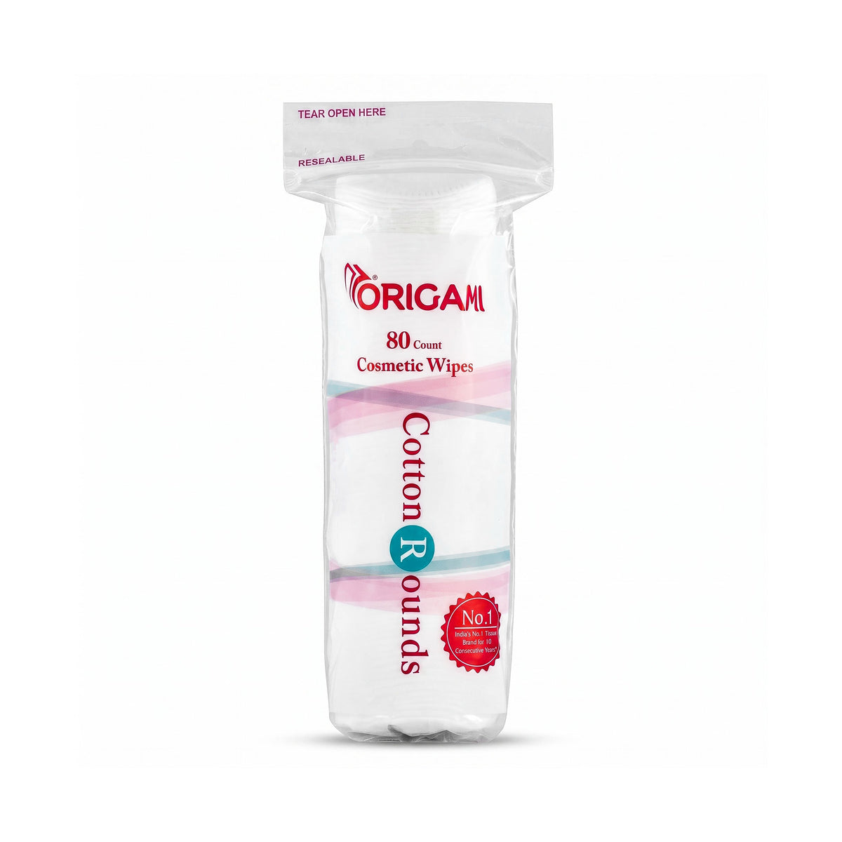 Origami Cotton Pads - 80 Rounds | Made of 100% Pure Ultra Soft Cotton