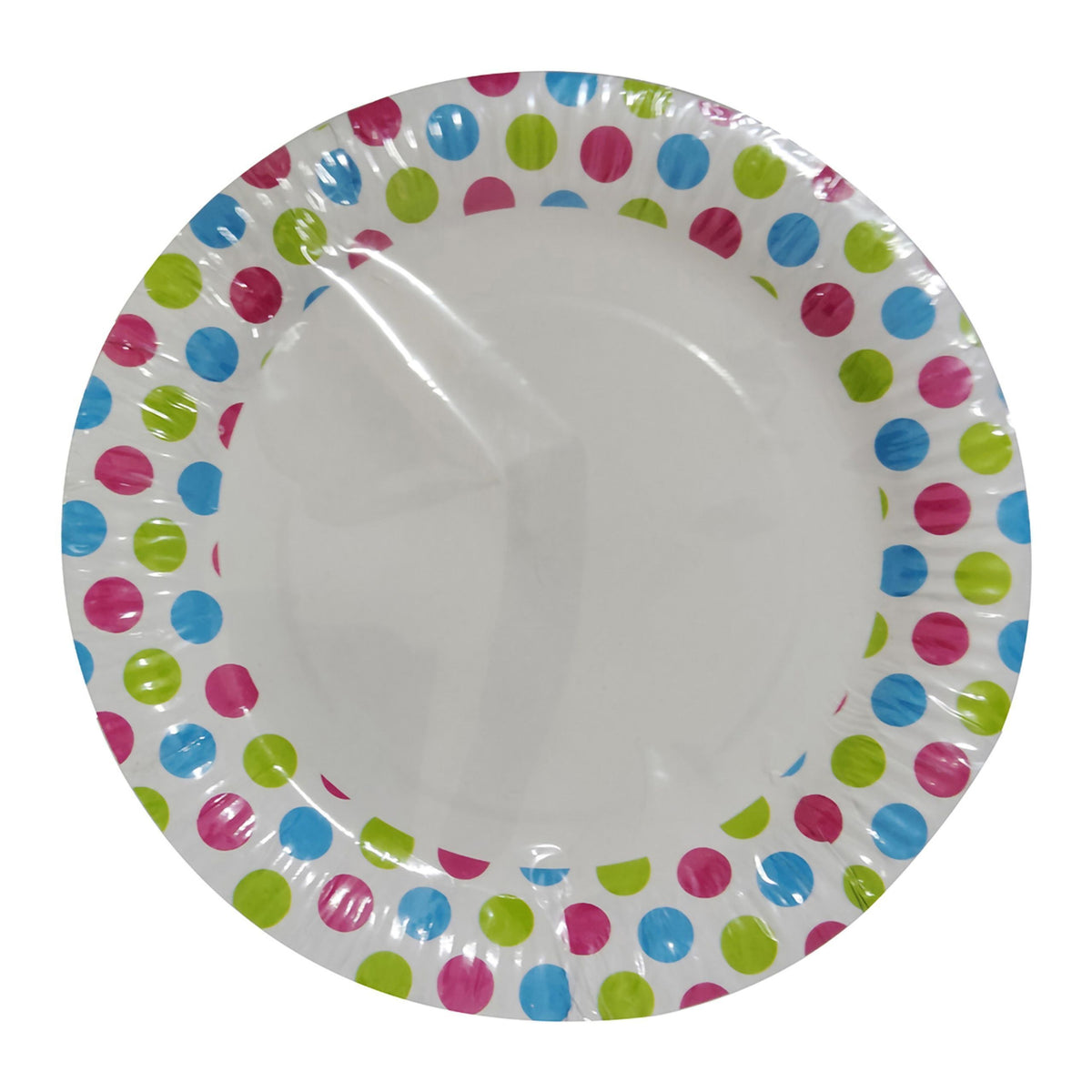 Origami Printed Disposable Plates - 23 cm | Pack of 10 | Food Safe