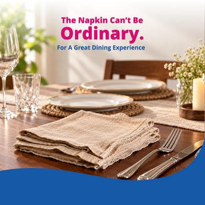 Origami Luxuria Printed Cocktail Napkins I 50 Napkins I 2 Ply I 32cm x 32cm