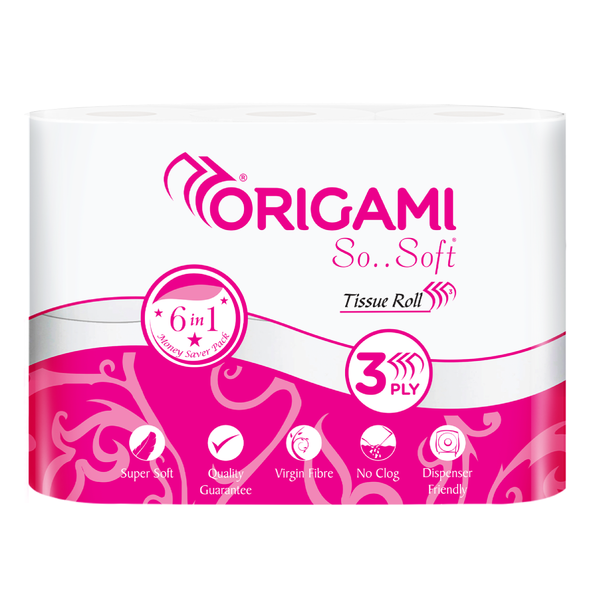 Origami So Soft Toilet Tissue Paper | 3 Ply