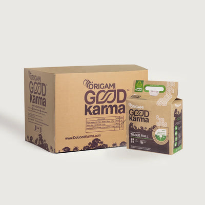 Origami Good Karma Toilet Roll 4 in 1, 3ply- Case Pack