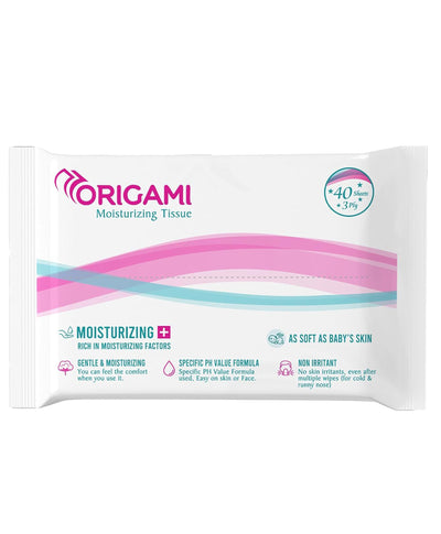 Origami Moisturizing Tissue | 40 Pulls | 3 Ply | Ultra Soft