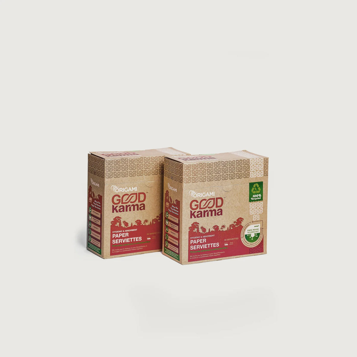 Origami Good Karma Paper 50 Serviettes 2Ply- Pack of 2