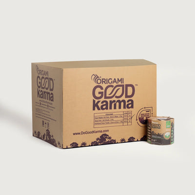 Origami Good Karma Toilet Roll Single, 320 Pulls- Case Pack
