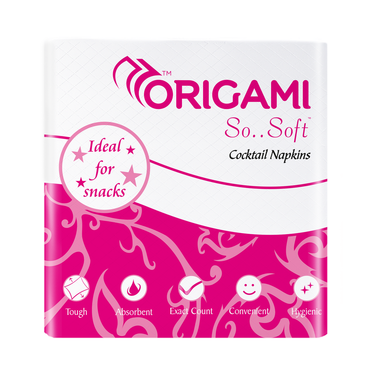 Origami So Soft Plain Napkins | CT | 1 Ply