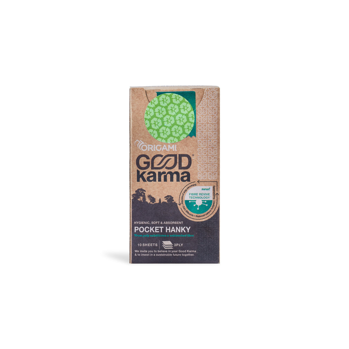 Origami Good Karma Pocket Hanky, 10 Pulls- Pack of 10