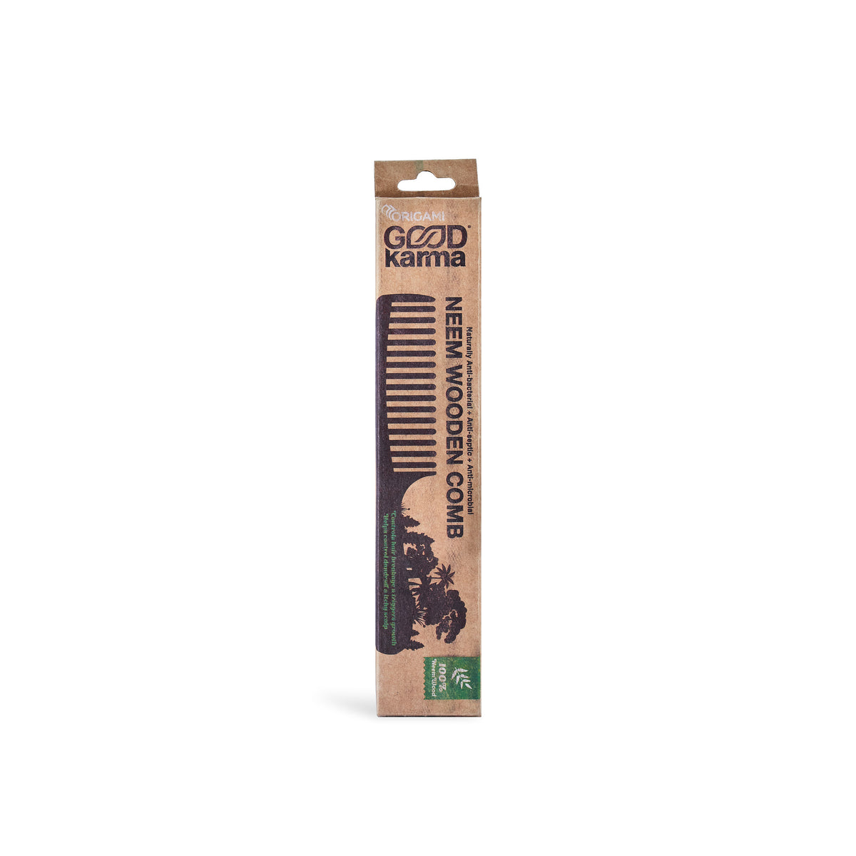 Good Karma Neem Wooden Comb for Women and Men