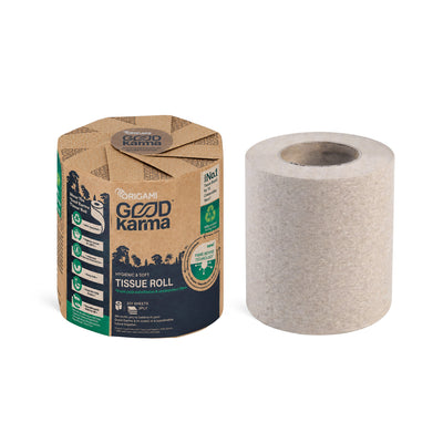 Good Karma Toilet Tissue Roll, 100 Sheets, 3 Ply, 9.5cm x 10cm
