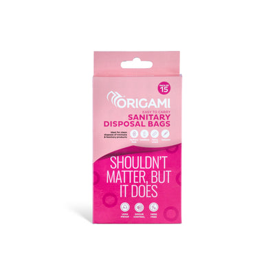 Origami Disposable Sanitary Bags | Pack of 3 | 15 Counts Each