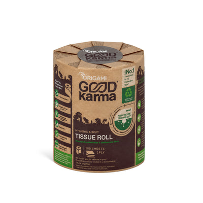 Good Karma Toilet Tissue Roll, 4 in 1, 260 Sheets, 3 Ply, 9.5cm x 10cm