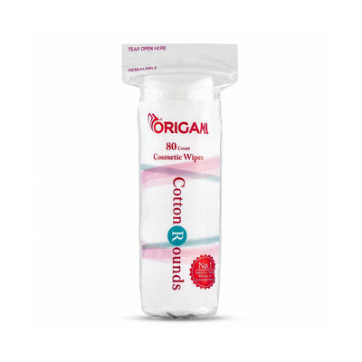 Origami Cotton Pads - 80 Rounds | Made of 100% Pure Ultra Soft Cotton