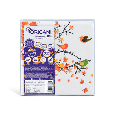 Luxuria Party Napkins Printed | 20 Sheets | 2 Ply | 33cm x 33cm (Copy)