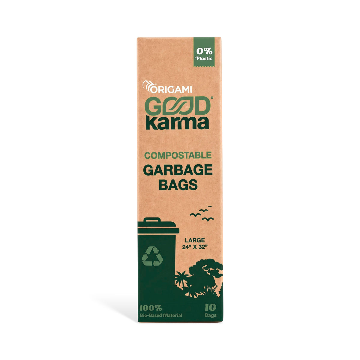 Origami Good Karma Compostable Garbage bags- Large