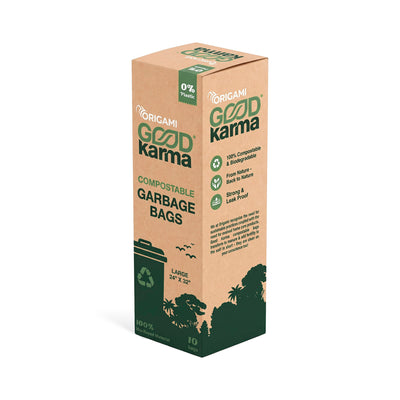 Origami Good Karma Compostable Garbage bags- Large