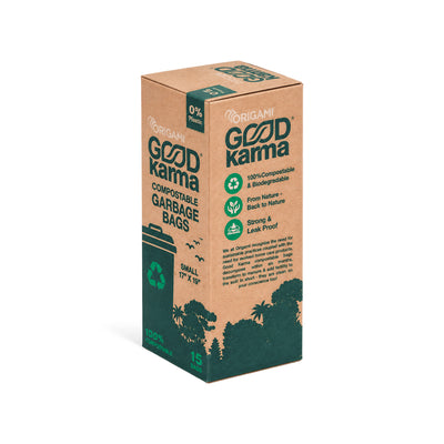 Origami Good Karma Compostable Garbage bags- Small