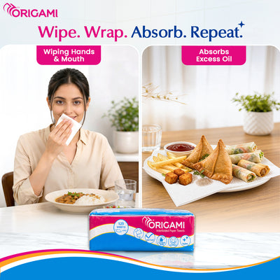 Origami Interfolded Paper Towels, 1 pc (100 Pulls)