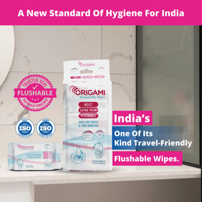 Origami Disposable Sanitary Bags | Pack of 3 | 15 Counts Each