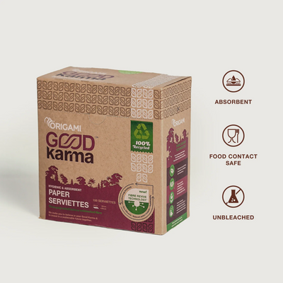 Origami Good Karma Paper 100 Serviettes 1Ply