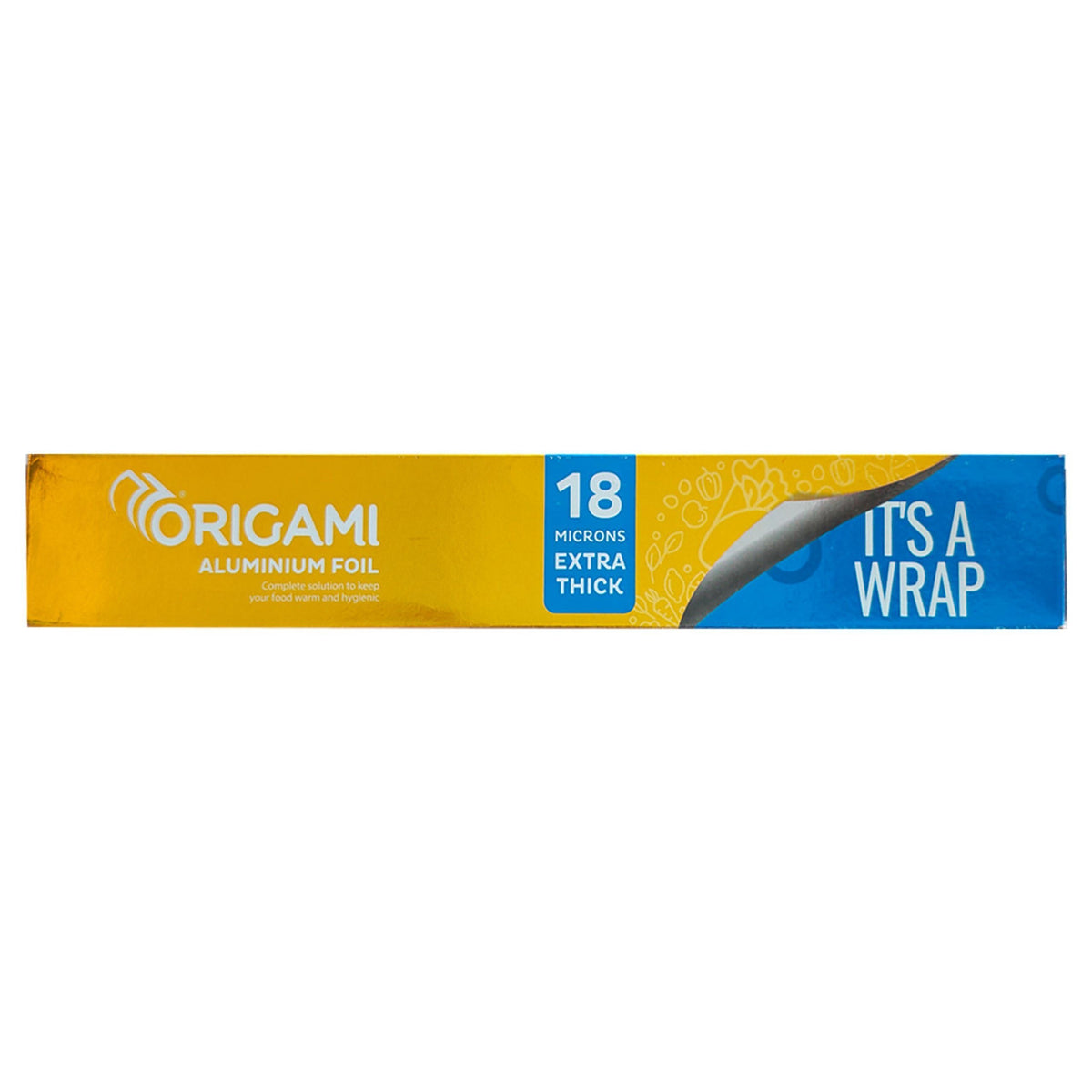 Origami Aluminium Foil, 18 Micron Thick, Heavy Duty Foil for Kitchen, Cooking & Storage