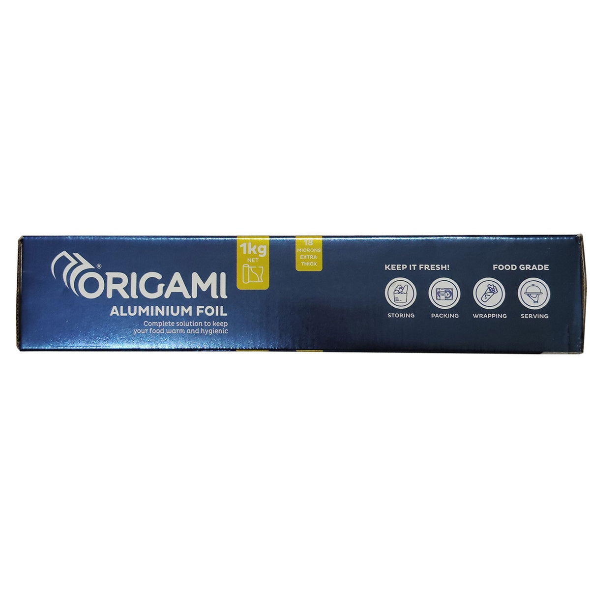 Origami Aluminium Foil, 18 Micron Thick, Heavy Duty Foil for Kitchen, Cooking & Storage