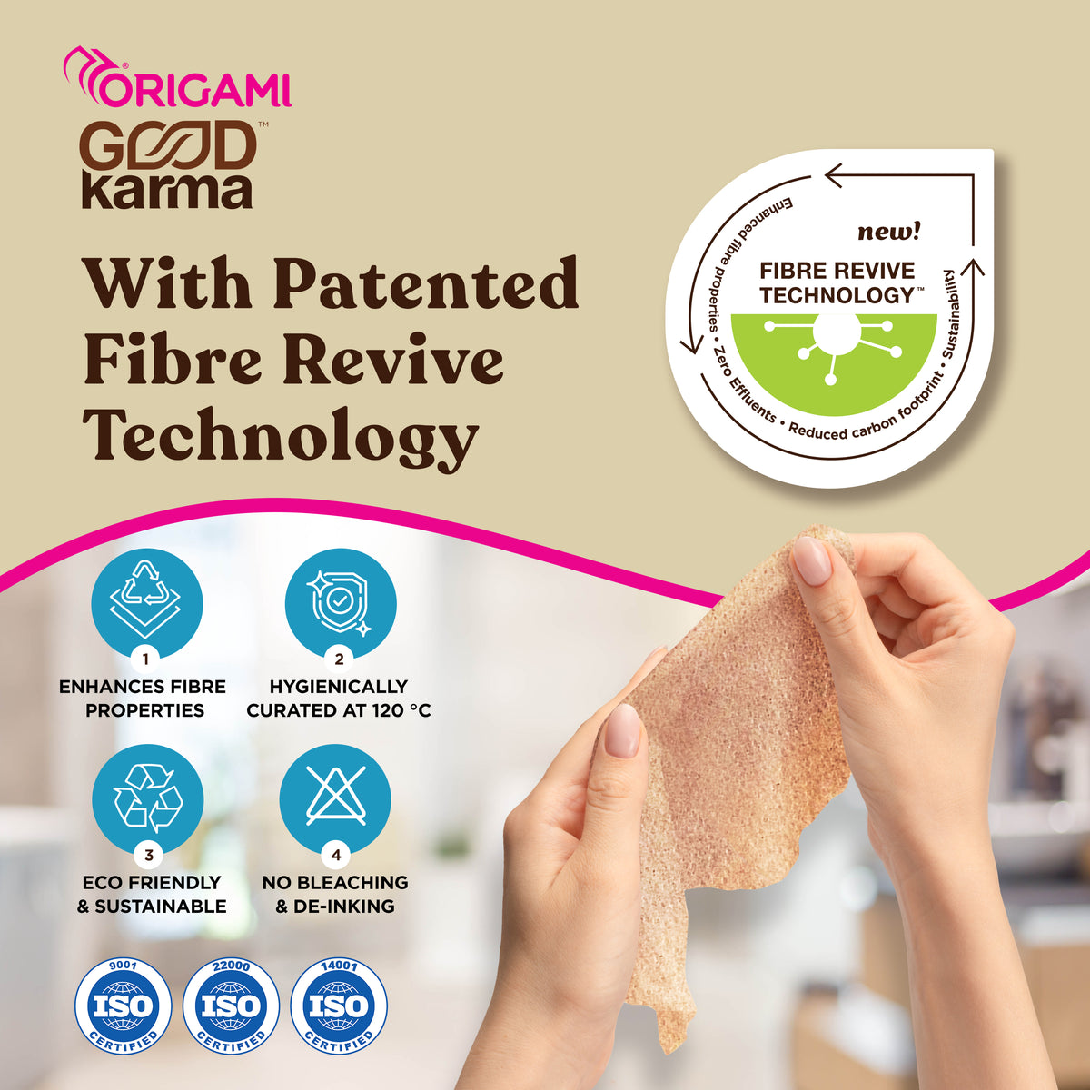 Good Karma Pillow Face Tissue, 50 Pulls, 2 Ply